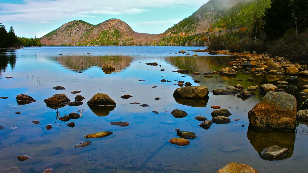 Jordan Pond and the Bubbles in Acadia National Park
