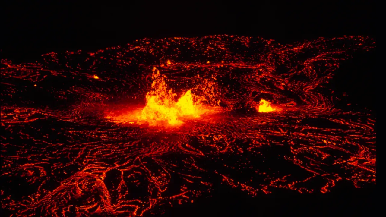 Volcanic landscape in Hawaiʻi Volcanoes National Park
