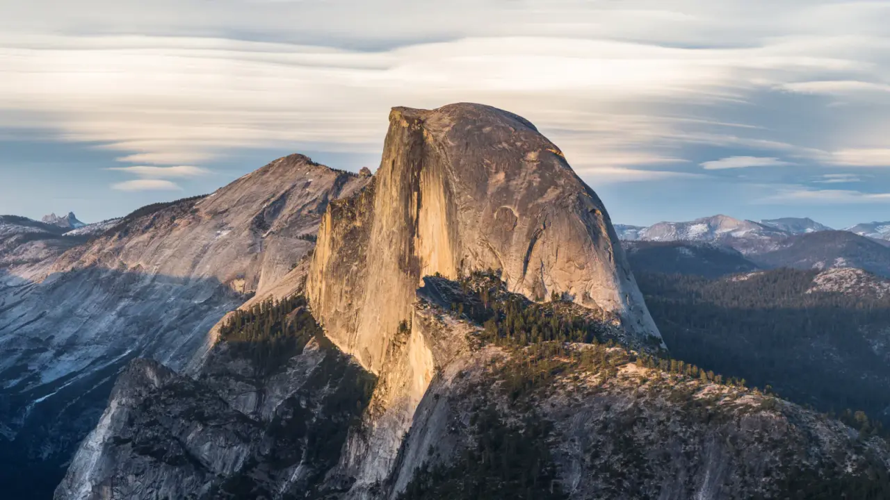 Half Dome viewed from Glacier Point in Yosemite National Park