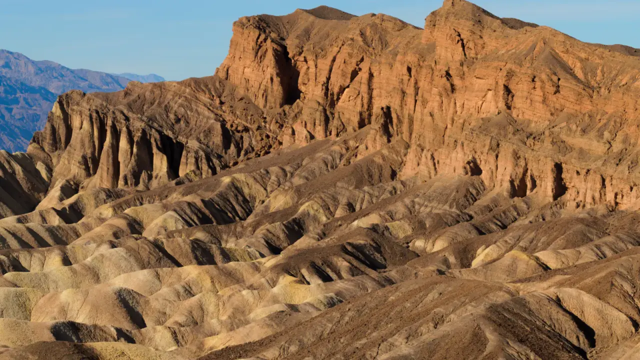 Red Cathedral at Zabriskie Point in Death Valley National Park