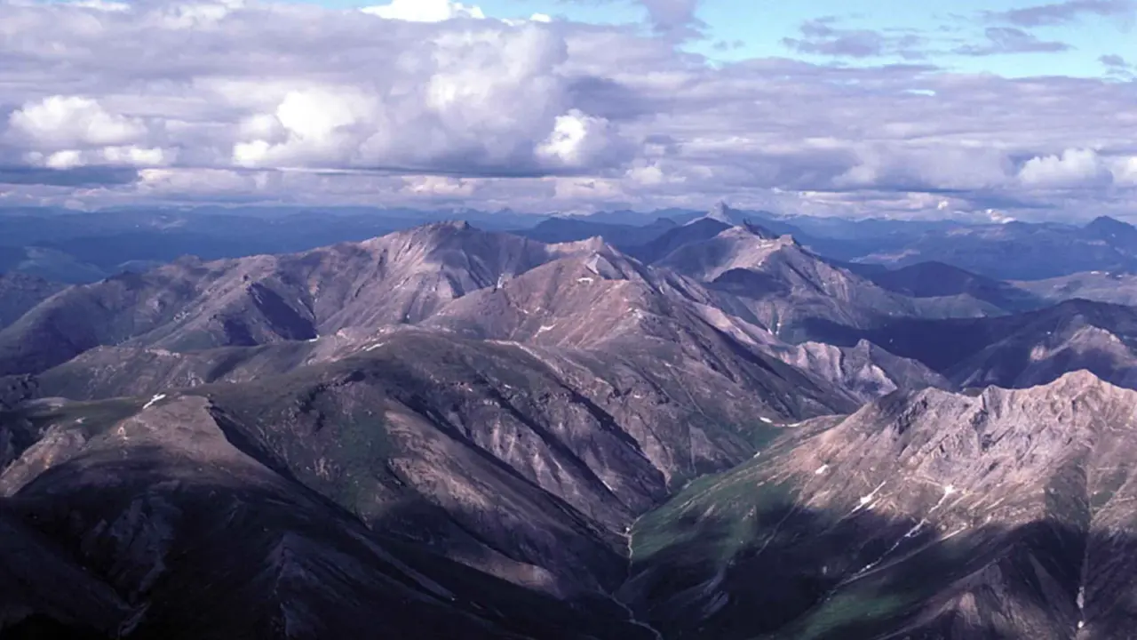 Mountain landscape in Gates of the Arctic National Park