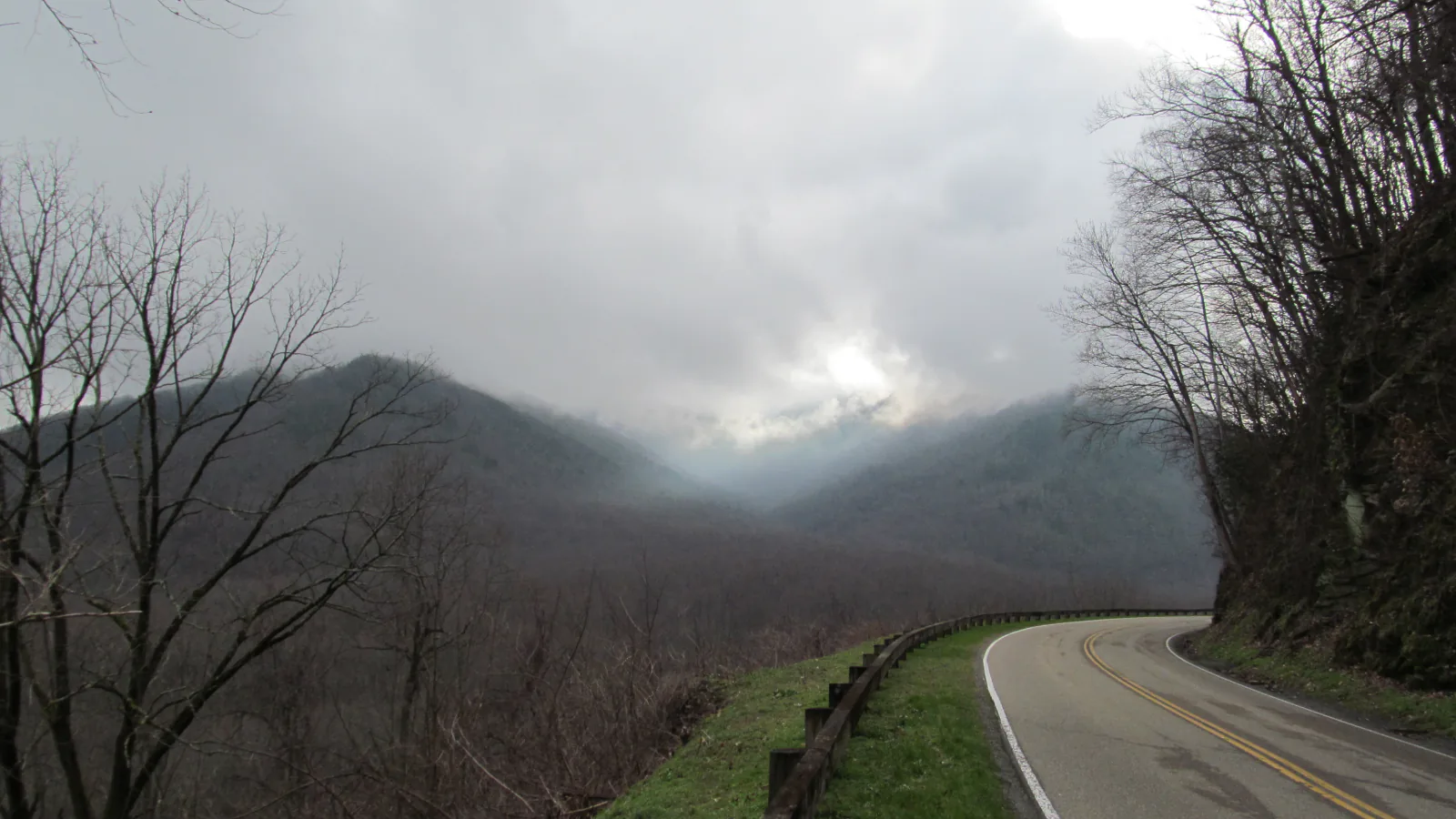 Newfound Gap Road through Great Smoky Mountains National Park